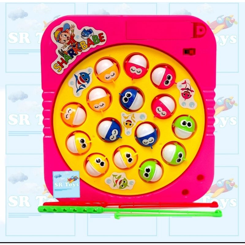 Mainan Pancingan Pancing Fishing Game Baby Shark BISA COD