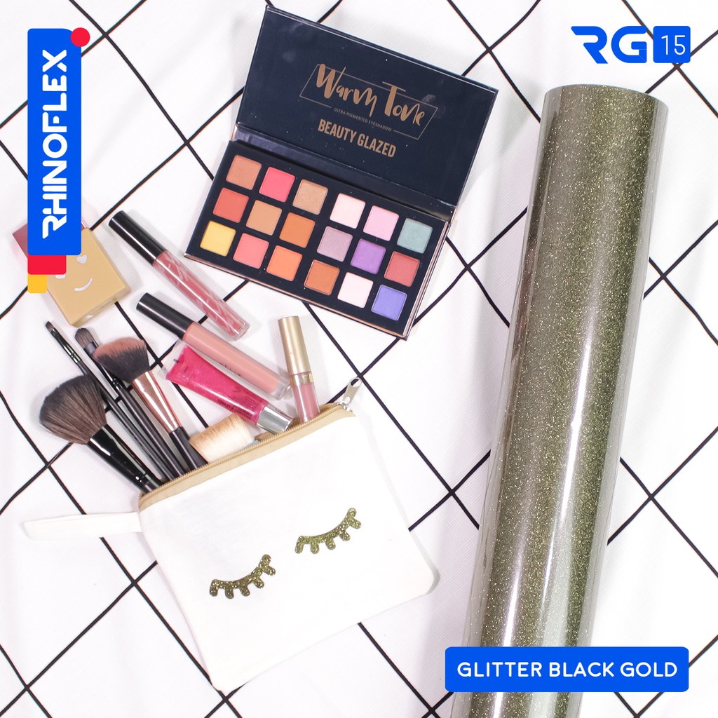 Rhinoflex Polyflex Glitter Black Gold