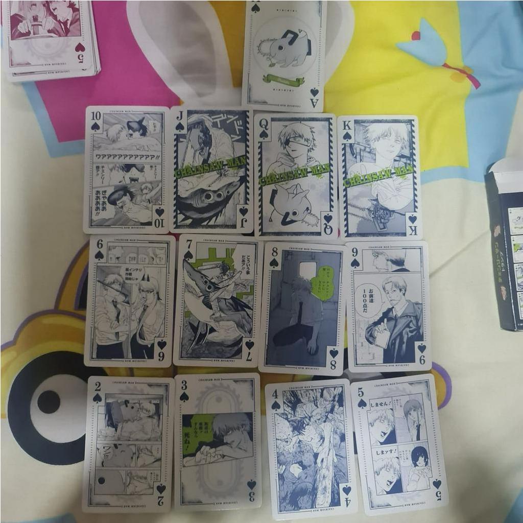 Sharing Trump Playing Cards Chainsaw Man Hayakawa Aki Denji Power Makima Himeno Pochita Kobeni Kishi