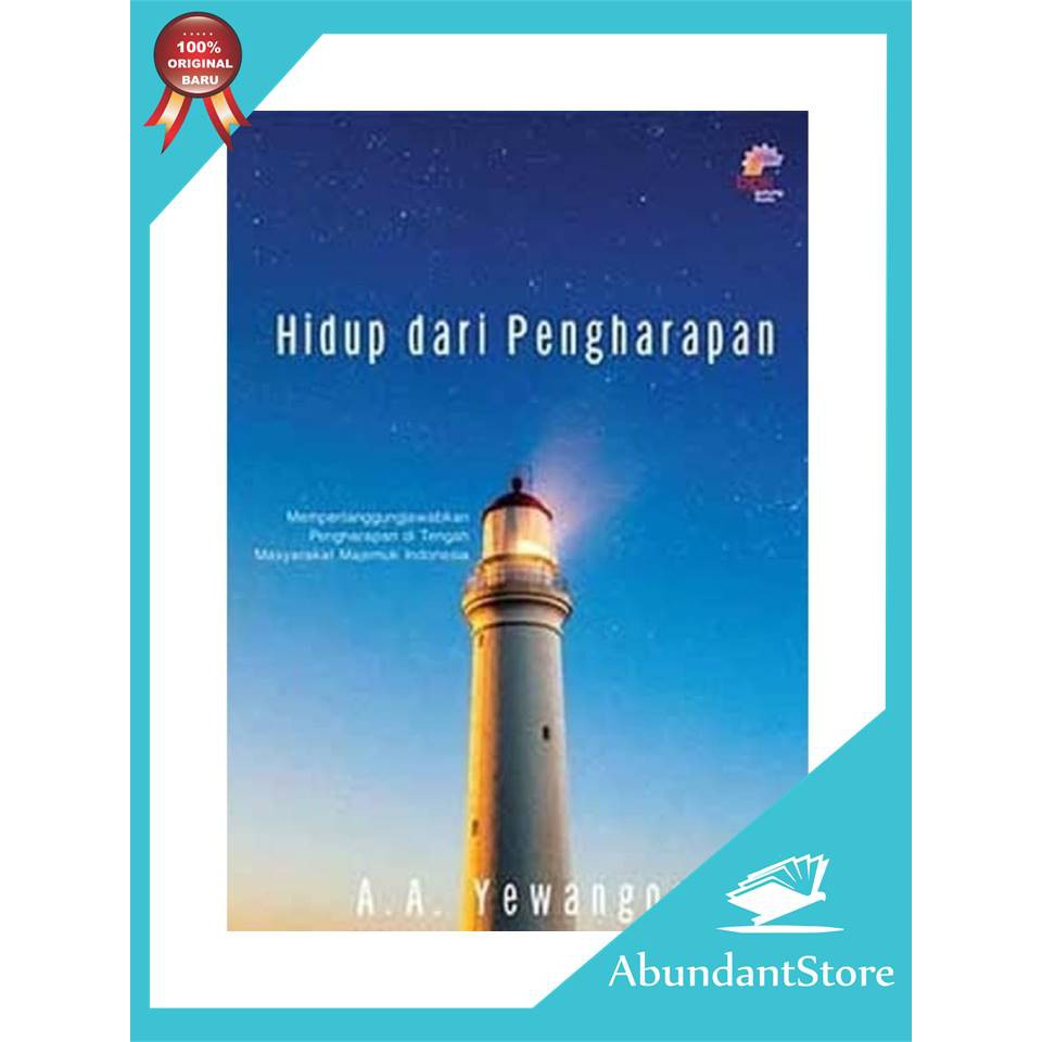 Buku Hidup Dari Pengharapan - Andreas A. Yewangoe