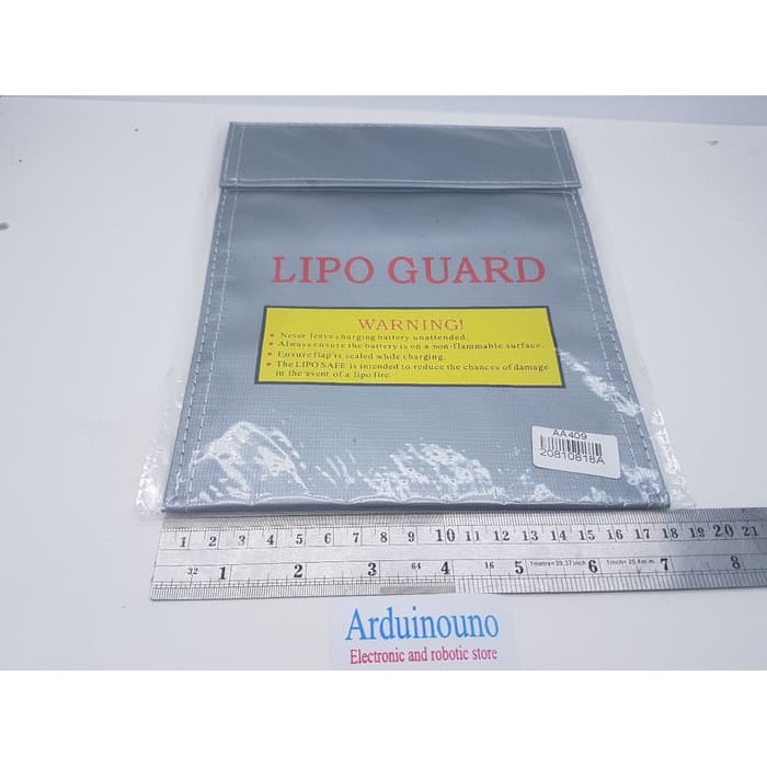 Tas Baterai Lipo Safe Guard battery Bag Medium 18x22cm 18x22 protector