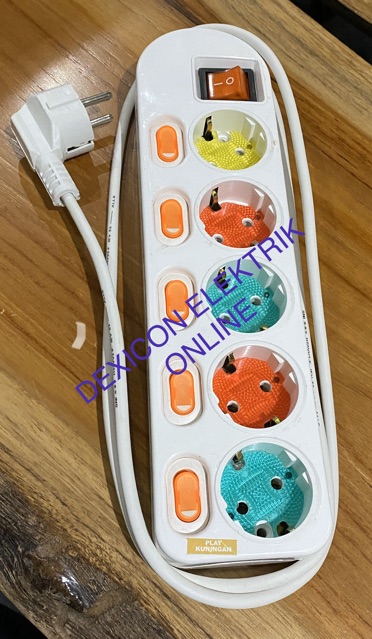 Stop kontak/multipro 5 Lubang/terminal colokan listrik/colokan listrik/sambungan colokan listrik