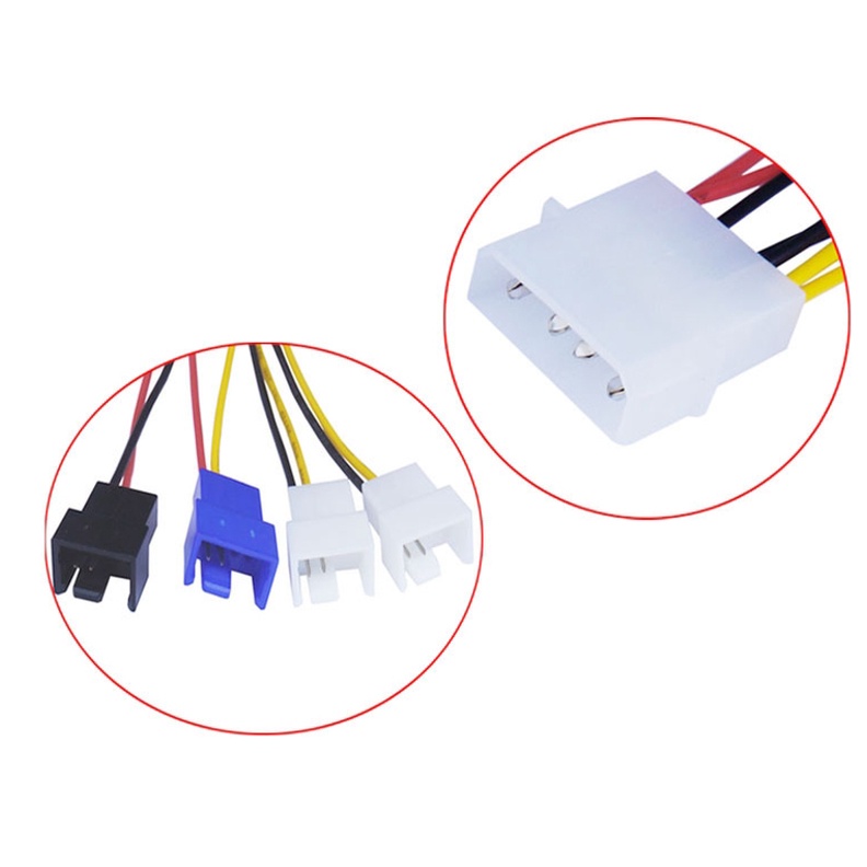 Btsg100722awg Tembaga Kaleng 4pin Ke 4pin Satu Menit Empat Kecepatan Garis Kontrol Ekstensi Kabel Kabel Adaptor Lengan