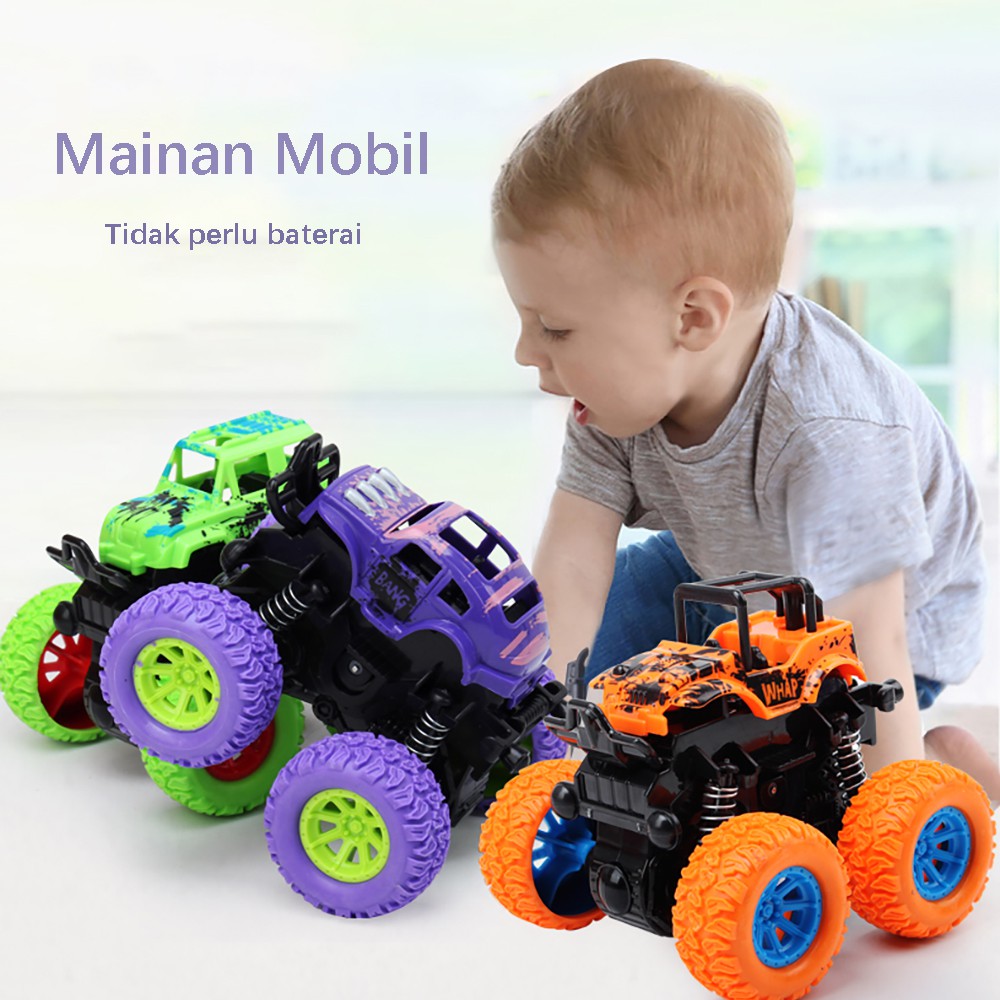 Mainan Mobil Anak Monster Zap Jip Off Road 4 Drive Inertial Bigfoot-1