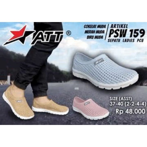 sogo ATT PSW 159 Sepatu Wanita Karet Anti Slip Anti Air Ringan Dan Nyaman Original