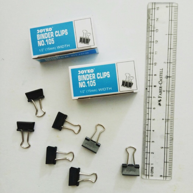 

Binder Clips Joyko No. 105 (isi 12 pcs)