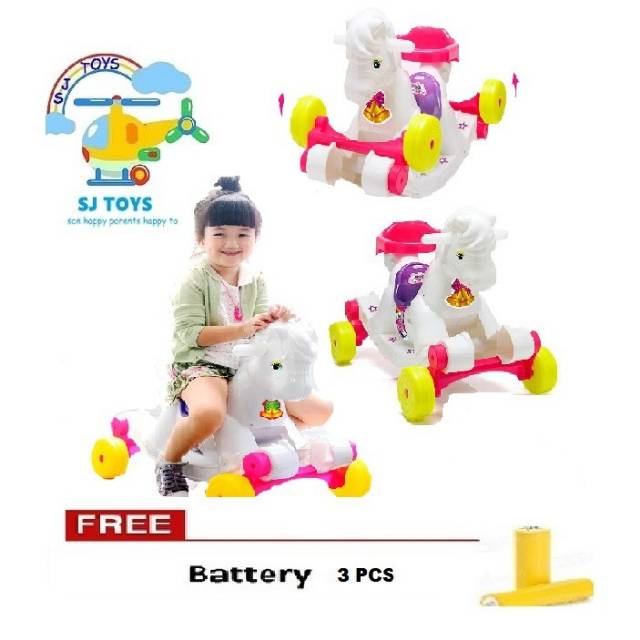 Mobil dorong mainan anak Kp 582 kp 561 kuda putih shp toys sepeda anak