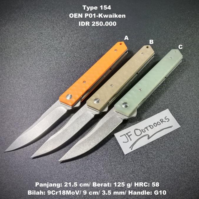 TERBARU Pisau Outdoor Kwaiken OEN P01