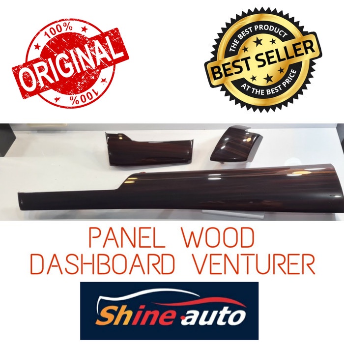 Panel wood dashboard innova reborn/panel kayu 2016. Original toyota