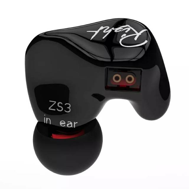 KZ ZS3 with Mic 1DD Dynamic Earphone In Ear Monitor Hifi Music Bass / QKZ AK6