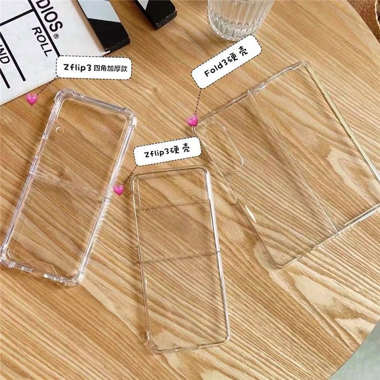 Anti Crack Acrylic Bening Samsung Galaxy Z Flip 5 Flip 4 Z Flip 3 5G Flip 2 Flip 1 Soft Case Transparan High Quality