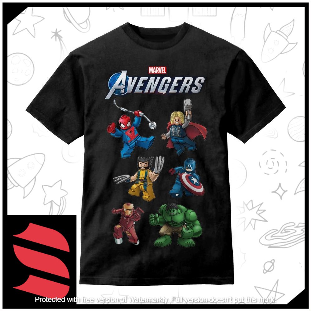 Kaos Anak Avengers Lego Marvel