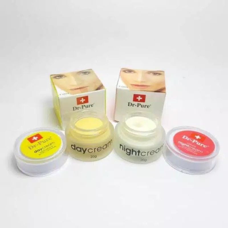 DR PURE MALAM DAN SIANG/DR PURE CREAM ORIGINAL BPOM 100%