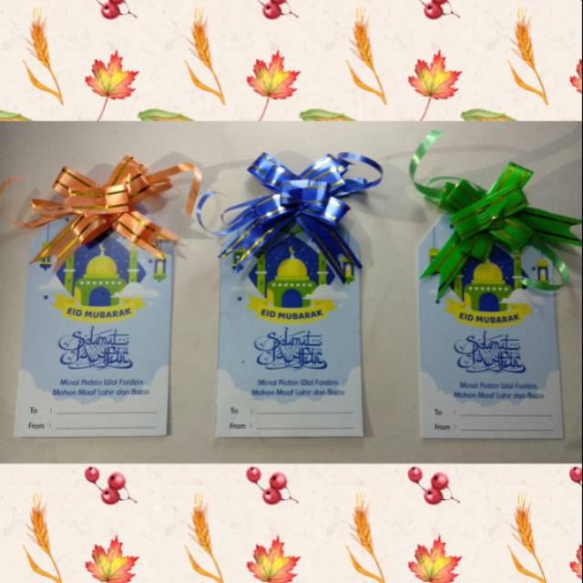 Jual Kartu Parcel Bingkisan Lebaran Ucapan Selamat Idul Fitri | Shopee