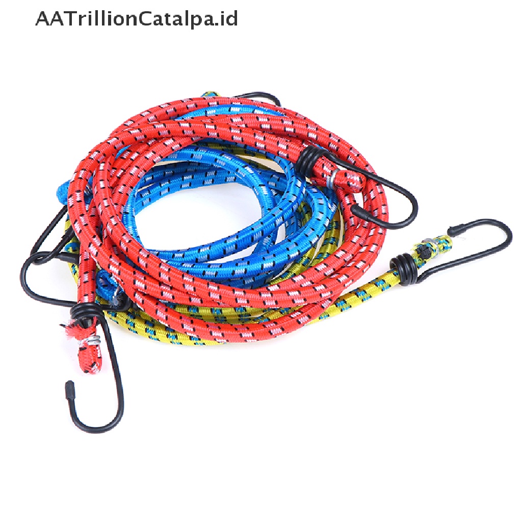 Aatrillioncatalpa 1pc Tali Bungee Elastis 1.5m Dengan Kait Untuk Sepeda