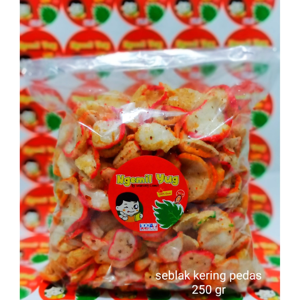 

kerupuk seblak kering pedas bantet 250gr seblak pedas kerupuk bantet seblak kencur