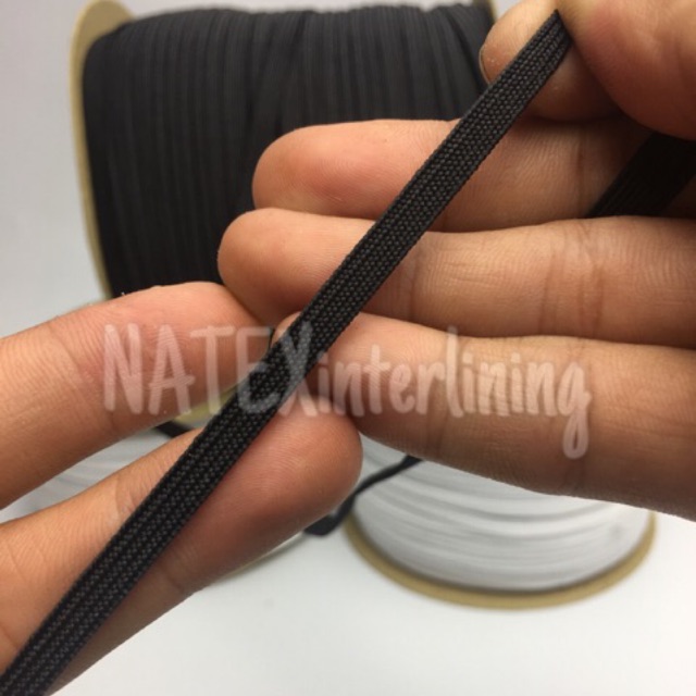 PENGUIN Karet Elastis Baby Ukuran Kecil Untuk Ikat Rambut Baju atau Celana Anak dan Tali Masker korea ukuran 0.8cm / 8mm