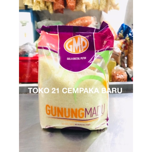 

GMP Gunung Madu Kemasan 1 KG | GMP Gula Pasir Putih Kristal 1KG 1000g 1000 gram Murah Promo