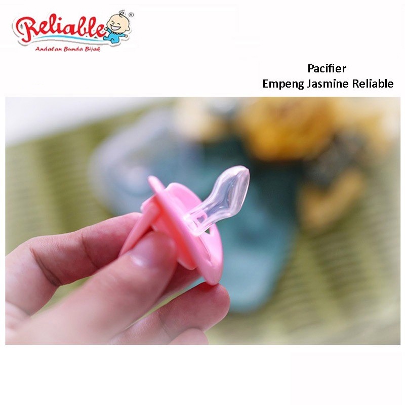 [EMPENG ECER] Reliable Baby Empeng JASMINE - Pacifier Soother Bayi Gepeng Ada Tutup Curah Tanpa Box