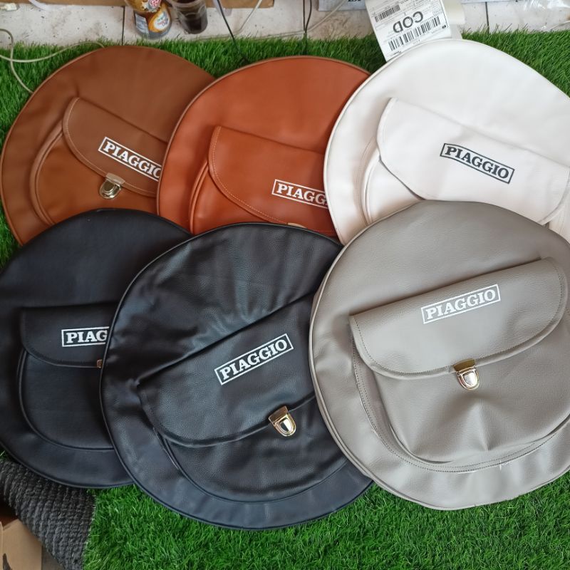 Cover ban serep sarung ban serep vespa ring 10 dan ring 8 kualitas bagus