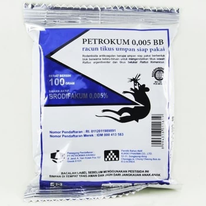 Racun tikus ampuh PETROKUM tikus mati kering