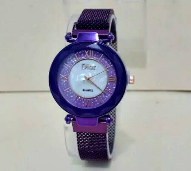 Jam Tangan Magnet Wanita Murah D*or Diamond Romawi