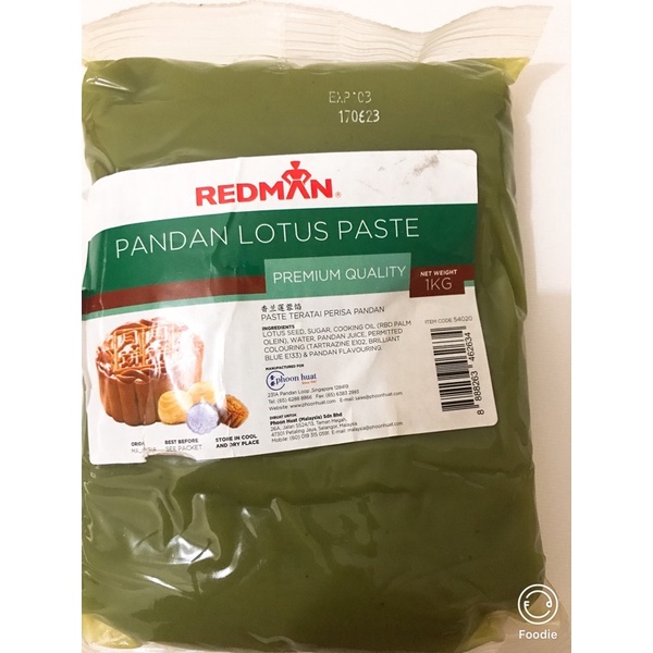 

Redman mooncake filling pandan lotus