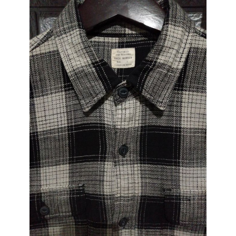 black number Flannel shirt