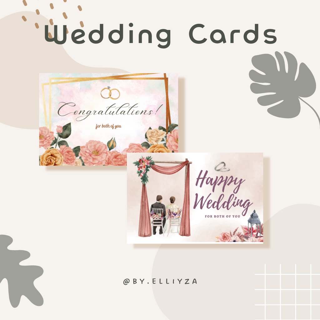 Jual Wedding Card | Kartu Ucapan Pernikahan | Kartu Ucapan Custom