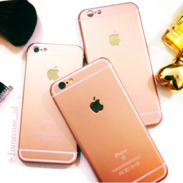 Red Rose Gold Case Iphone 4/4S, 5/5S, 6