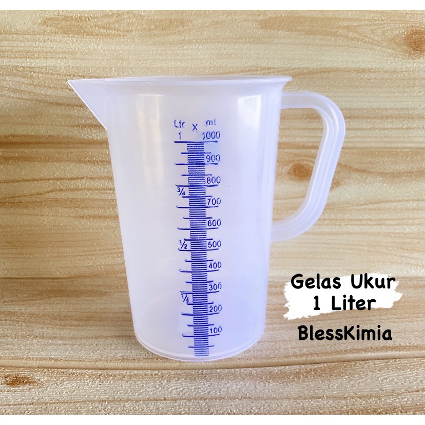 Gelas Ukur 1000ml plastik-Gelas ukur plastik-Gelas Ukur-Gelas ukur 1L