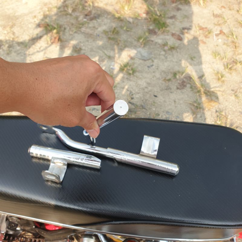 Lilystore- Begel Behel Cb Kartel Kondom Crom Model Slop Besi Panjang Pendek Bisa Di Atur