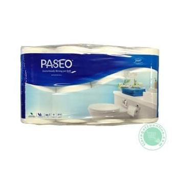 PASEO BATHROOM WHITE TISSUE TOILET 8 ROLL