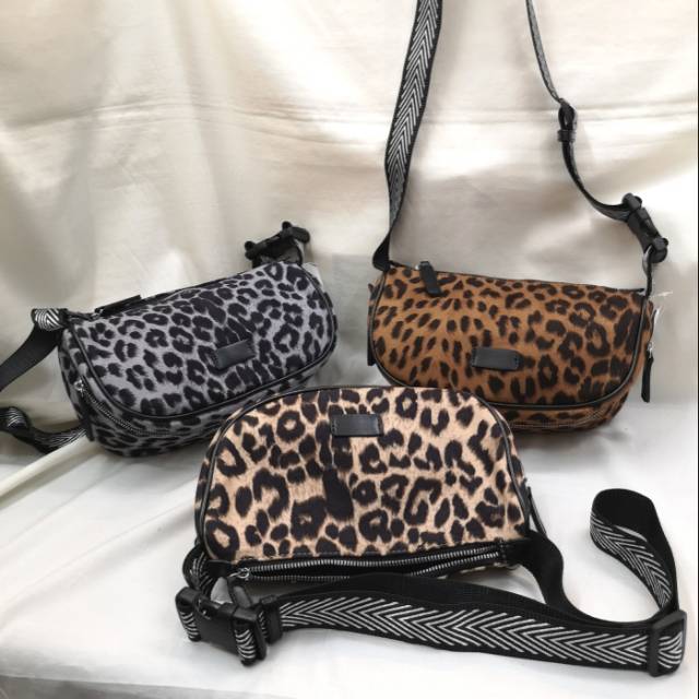 Tas Leopard sling waist bag 1961 tas selempang leopard slingbag leopard