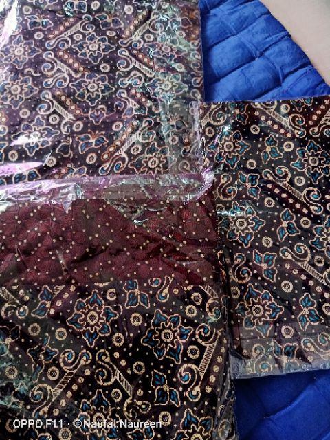 Batik Couple Keluarga Sania Ruffle Ori Ndoro Jowi Dnt Mataram