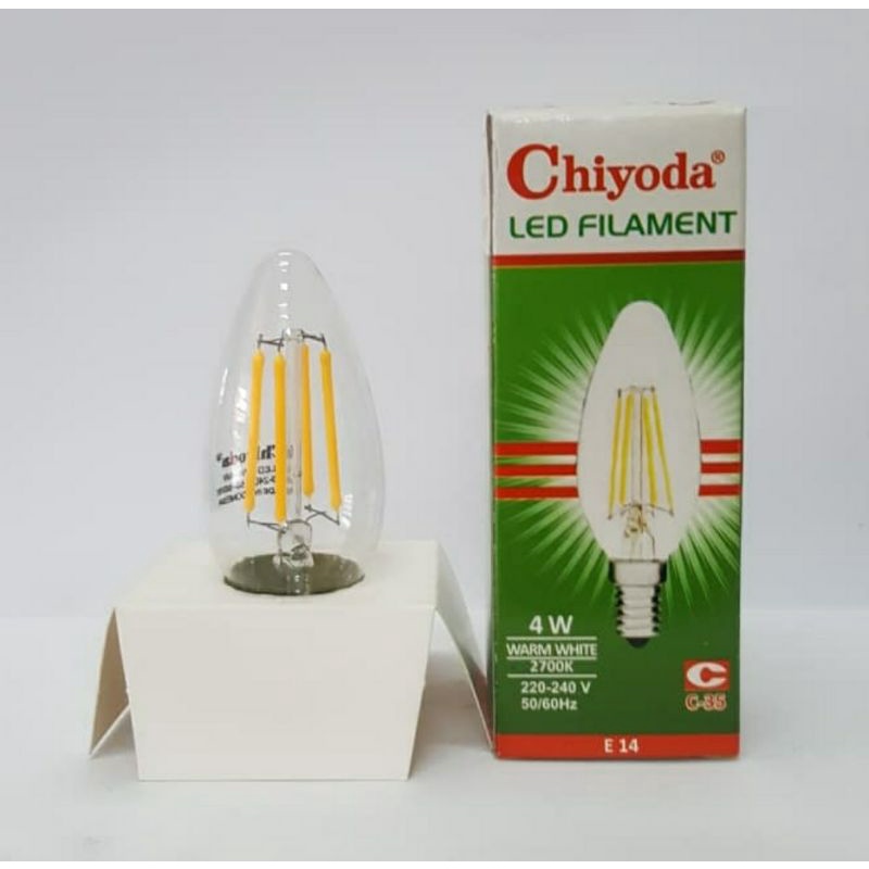 LAMPU CHIYODA LED FILAMENT C 35 FITTING E14