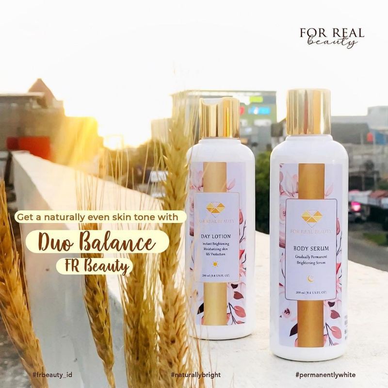 [BPOM] DUO BALANCE PEMUTIH BADAN AMPUH FR BEAUTY (DAY LOTION, BODY SERUM)