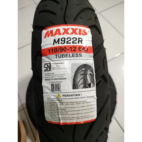 Ban Belakang Scoopy 2017 esp Scoopy New Scoopy terbaru ukuran 110 90 ring 12 merek maxxis