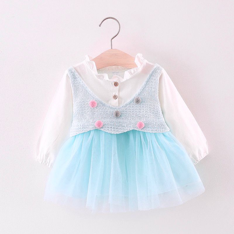 6-36bln DRESS ANAK [KUALITAS IMPOR] GAUN BAYI ELEGAN PESTA ANAK BAYI PEREMPUAN  K