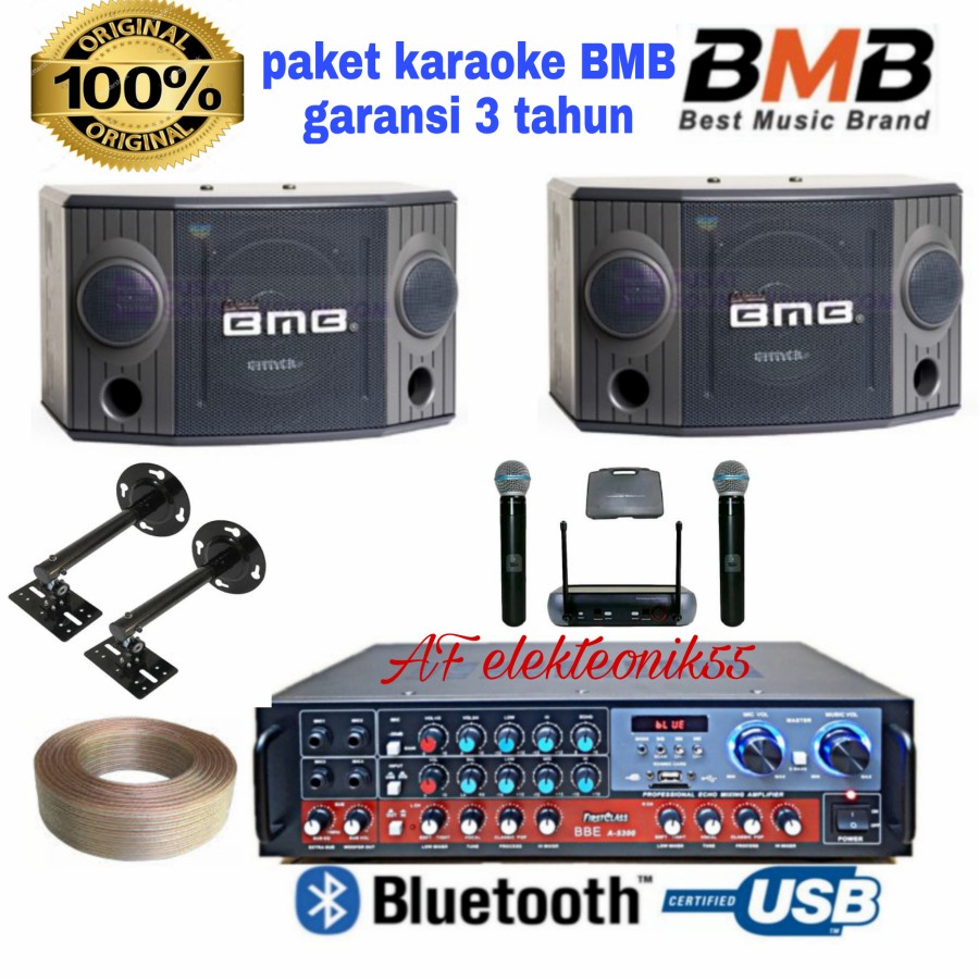 Paket Karaoke BMB Speaker 8 Inch Bergaransi 3 tahun