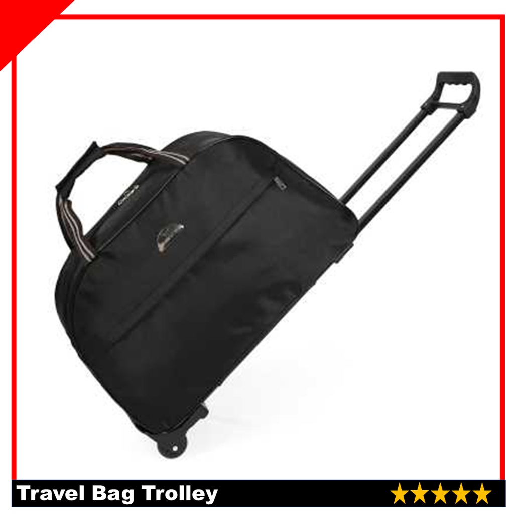 Travel Bag Trolley Tastas Travel Traveling Duffel troli Besar Jumbo