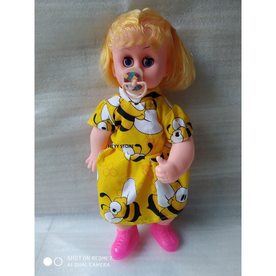 MAINAN ANAK PEREMPUAN BONEKA BABY DOT MAINAN BONEKA BAYIKU SAYANG  MAINAN BAYI MAINAN BONEKA BUNYI