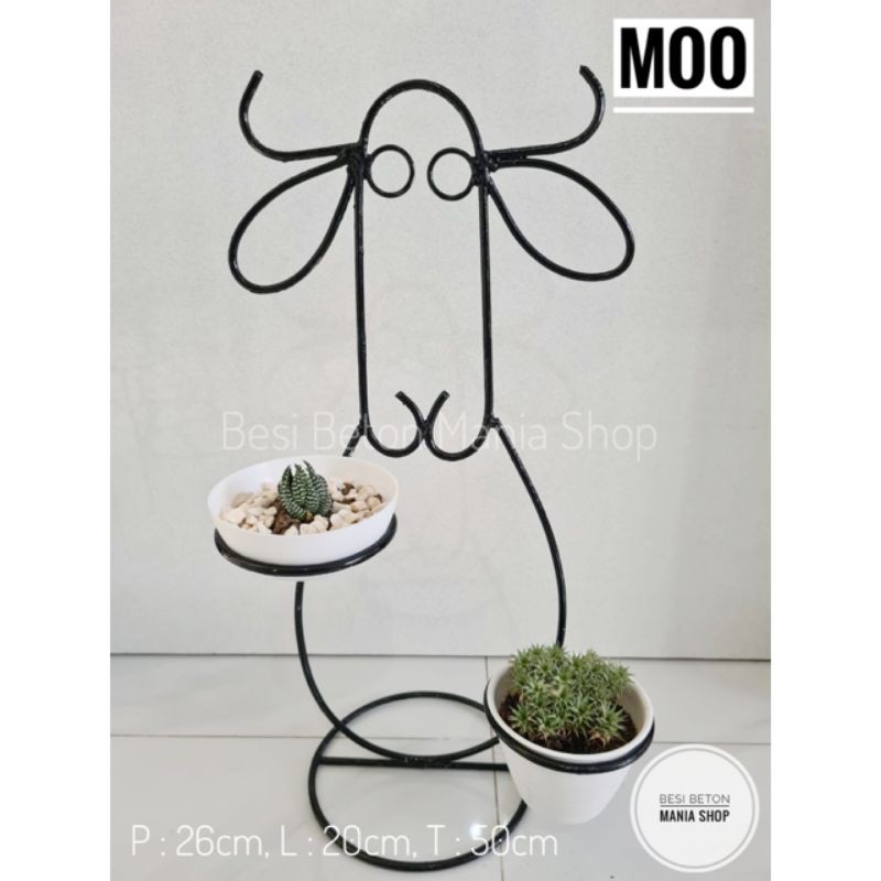 STANDING POT / STANDING POT BESI / RAK KAKTUS / RAK POT BESI / POT BESI / HIASAN DINDING BESI