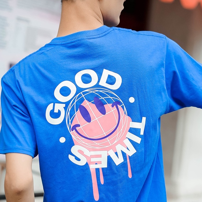 Kaos Distro GOODTIME BLUE New States Apparel Premium Cotton 24s