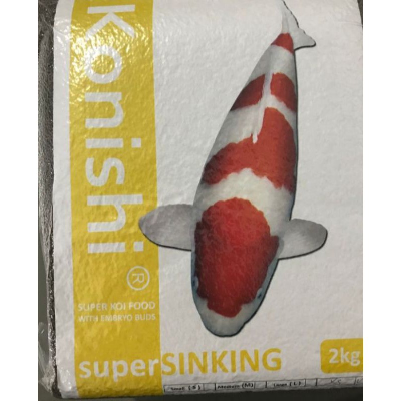Konishi High Growth Sinking Pakan Koi Tenggelam Terbaik Original