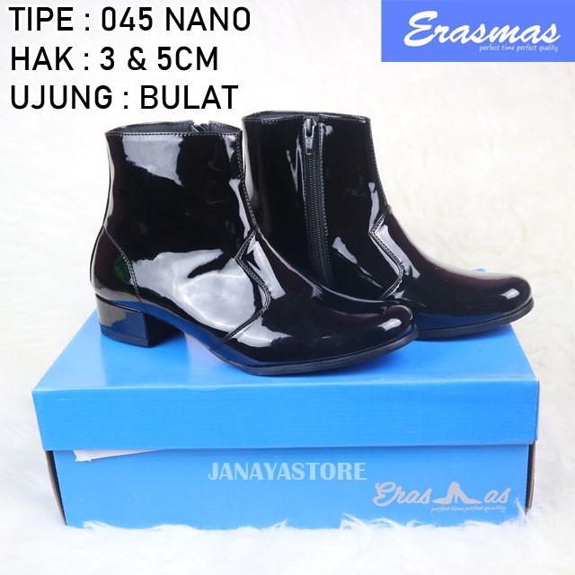 Sepatu PDL Sus 045 Erasmas Hak Bulat 3cm POLWAN Wara Kowad DISHUB POL PP SIPIR Satpam