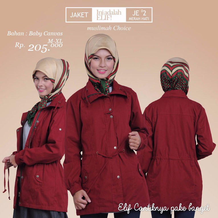 52 Gambar Model Jaket Muslimah Gratis