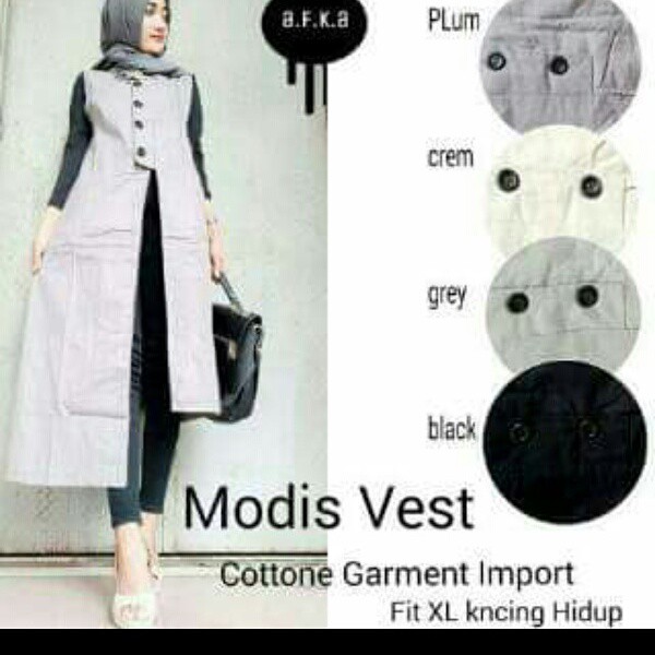 modis vest ( DISKON KEJUTAN )