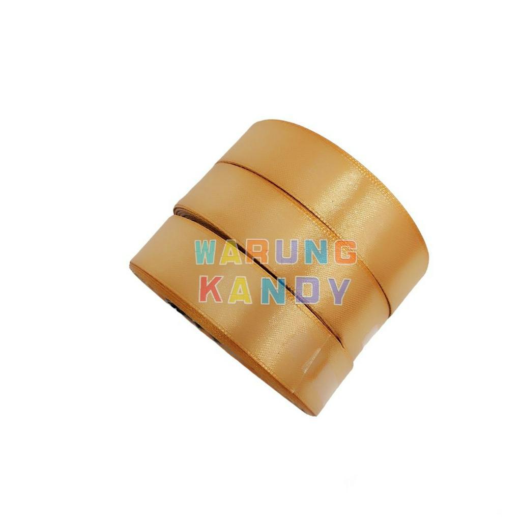 Pita Saten / Satin 3/4“ Coklat Mas PAK