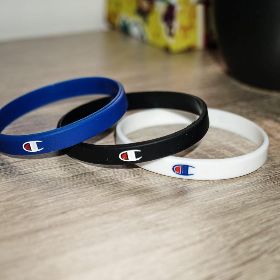 Gelang Karet Champion Ori - Braceler Rubber - Aksesoris Pria Wantia